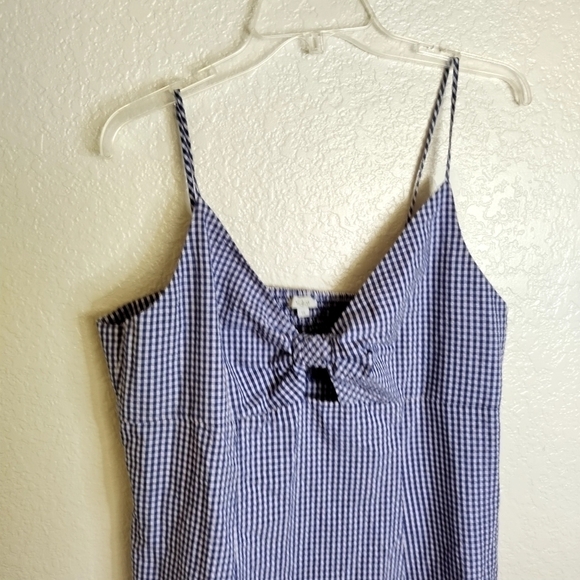 Rails Women's Blue Gingham Cut-Out Tiered Maeve A-Line Dress sz 2X - Picture 5 of 10